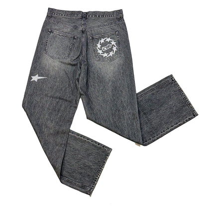 Faded Black Loose Fit Denim