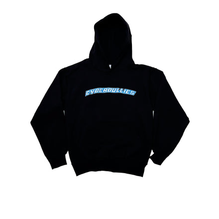 Blue Arch Logo Hoodie - Black