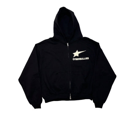 Shooting Star Oversized Zip Hoodie